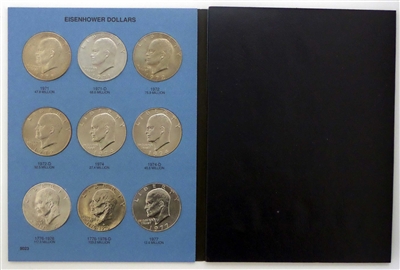 1971-1999 P, D, S 24 Coin Eisenhower and Susan B. Anthony Dollar Uncirculated Set