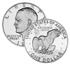 1972 D BU Uncirculated Eisenhower Dollar