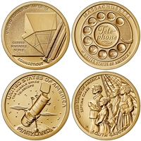 2020 P American Innovation 4 Coin Set $1 Coins - Philadelphia Mint