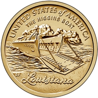 2023 American Innovation Louisiana "Higgins Boat" - $1 Coin - P and D 2 Coin Set