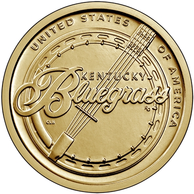 2022 P American Innovation Kentucky - Bluegrass - $1 Coin - Roll of 25 Dollar Coins