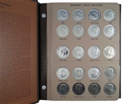 1964 - 2011 P, D, S and Silver Proof Kennedy Half Dollar Set in Dansco Album 158 Coins