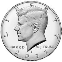 2023 S Clad Proof Kennedy Half Dollar - Ultra Cameo