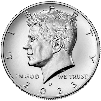 2023 D Kennedy Half Dollars - Roll of 20