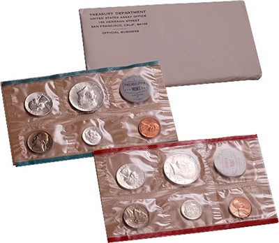 1964 U.S. Mint 10 Coin Set in OGP
