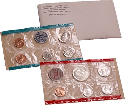 1970 U.S. Mint 10 Coin Set in OGP
