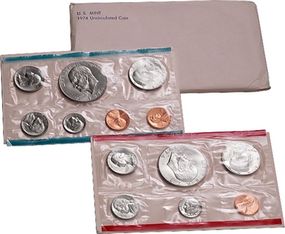 1974 U.S. Mint 12 Coin Set in OGP