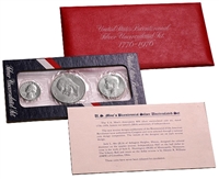 1976 U.S. Mint Set - 3 coin 40% Silver BU Bicentennial Comemmoratives