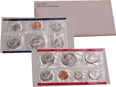 1981 U.S. Mint 13 Coin Set in OGP