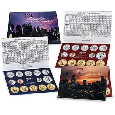 2008 U.S. Mint 28 Coin  Set in OGP with CoA