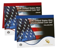 2016 P&D U.S. Mint Uncirculated 26 Coin Mint Set