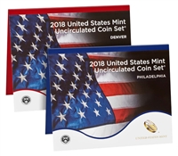 2018 P&D U.S. Mint Uncirculated 20 Coin Mint Set
