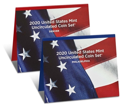 2020 P&D U.S. Mint Uncirculated 20 Coin Mint Set