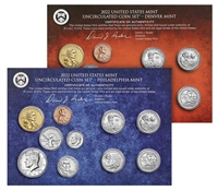2022 P&D U.S. Mint Uncirculated 20 Coin Mint Set