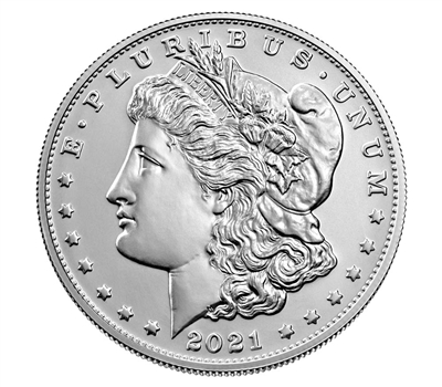 2021 Morgan Silver Dollar with O Privy Mark in OGP with CoA