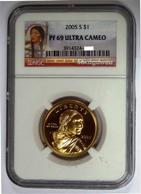 NGC PF69 2005 Sacagawea Dollar