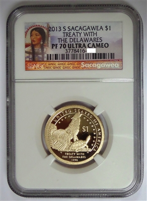 NGC PF70 2013 Sacagawea Dollar