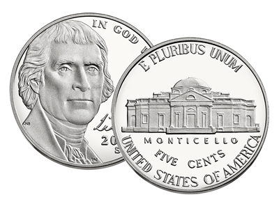 2015 - S Proof Jefferson Nickel - Ultra Cameo