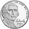 2021 S Proof Jefferson Nickel - Ultra Cameo