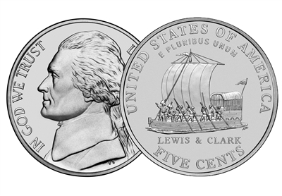 2004 - D Jefferson Nickel Roll  "Keel Boat" Design