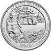 2018 - P Apostle Island National Lakeshore, WI National Park Quarter Single Coin