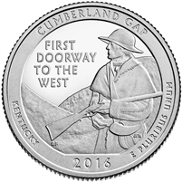 2016  Cumberland Gap, KY National Park Quarter