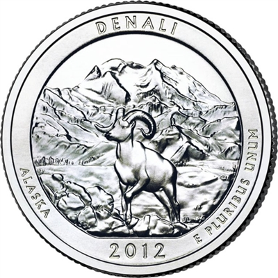 2012 - P Denali - Roll of 40 National Park Quarters