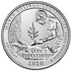 2020 - P Marsh-Billings-Rockefeller National Historical Park, VT Quarter Single Coin