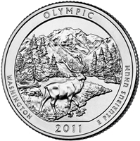 2011 - D Olympic National Park Quarter Single Coin