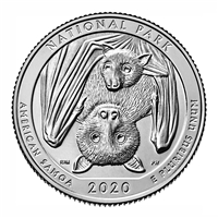 2020 - P American Samoa National Park Quarter Single Coin