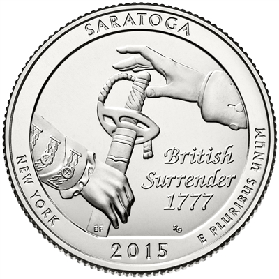 2015 - D Saratoga - Single National Park Quarter