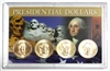 2009 - P Set of 4 Uncirculated Presidential Dollars in Full Color Holder