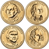 2007 - D Presidential Dollar 4 Coin Set