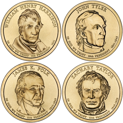 2009 - P and D Presidential Dollar 8 Coin Set