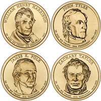 2009 - D Presidential Dollar 4 Coin Set