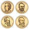 2011 - P and D Presidential Dollar 8 Coin Set