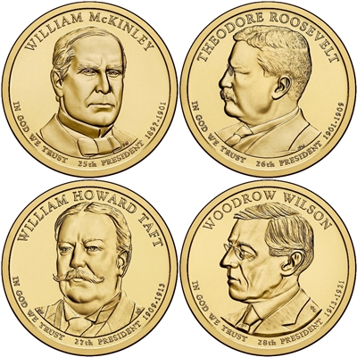 2013 - P and D Presidential Dollar 8 Coin Set