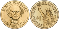 2008 Martin Van Buren Presidential Dollar - 2 Coin P&D Set