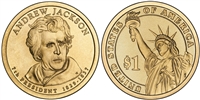 2008 Andrew Jackson Presidential Dollar - 2 Coin P&D Set