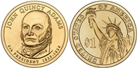 2008 John Quincy Adams Presidential Dollar - 2 Coin P&D Set