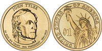 2009 John Tyler Presidential Dollar - 2 Coin P&D Set