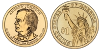 2011 Andrew Johnson Presidential Dollar - 2 Coin P&D Set