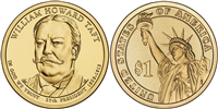 2013 William Taft Presidential Dollar - 2 Coin P&D Set