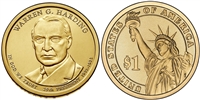 2014 Warren G. Harding Presidential Dollar - 2 Coin P&D Set