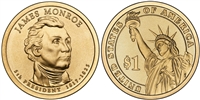 2008 - D James Monroe - Roll of 25 Presidential Dollar