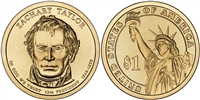 2009 - D Zachary Taylor - Roll of 25 Presidential Dollar
