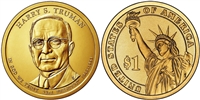 2015 - D Harry Truman - Roll of 25 Presidential Dollar