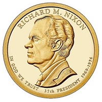 2016 - D Richard M. Nixon - Roll of 25 Presidential Dollar