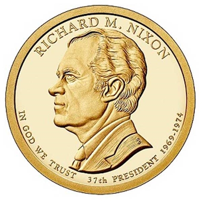 2016 - P Richard M. Nixon - Roll of 25 Presidential Dollar