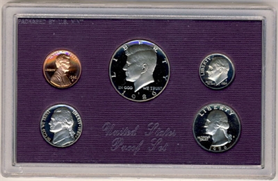 1986 U.S. Mint Clad Proof Set in OGP